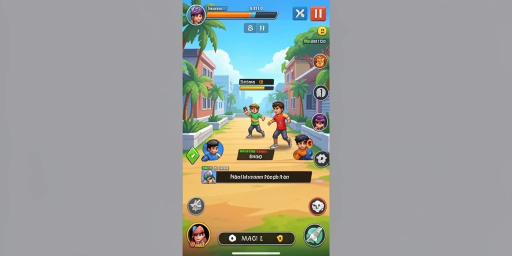 coo77 - Screenshot menunjukkan gameplay yang dinamis dan responsif.